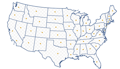 Nationwide coverage